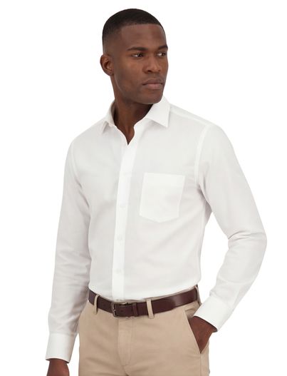 Casa Moda Casa Moda business overhemd normale fit spierwit