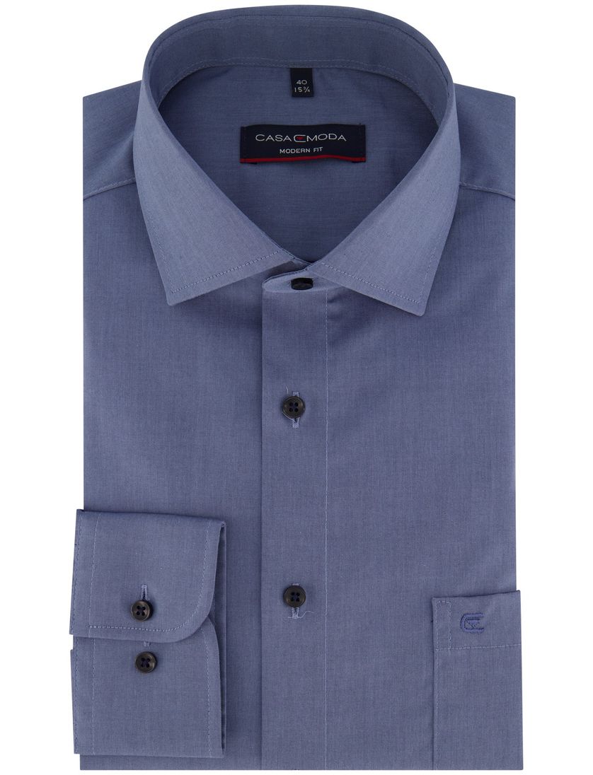 Casa Moda overhemd blauw modern fit