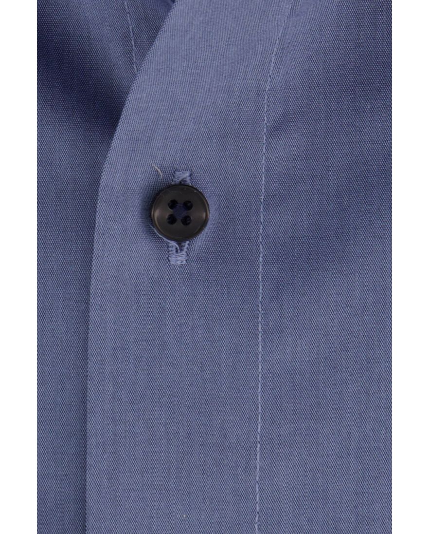 Casa Moda overhemd normale fit staalblauw effen