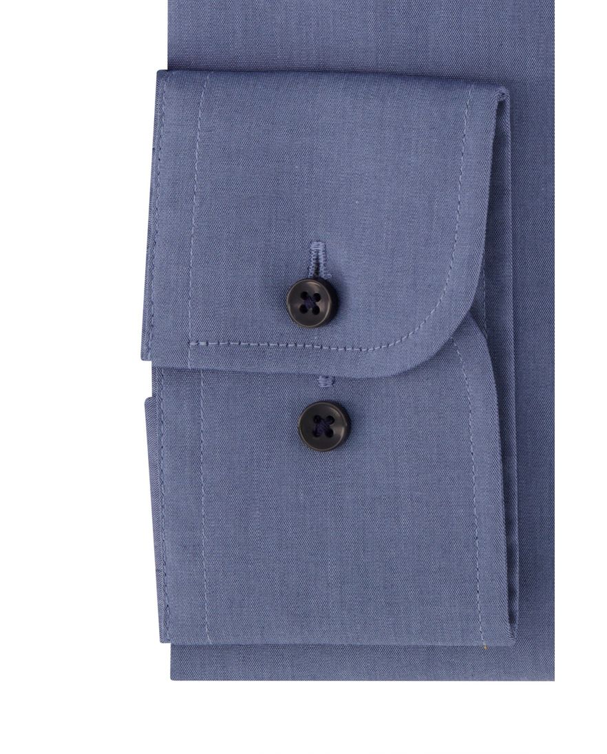 Casa Moda overhemd normale fit staalblauw effen