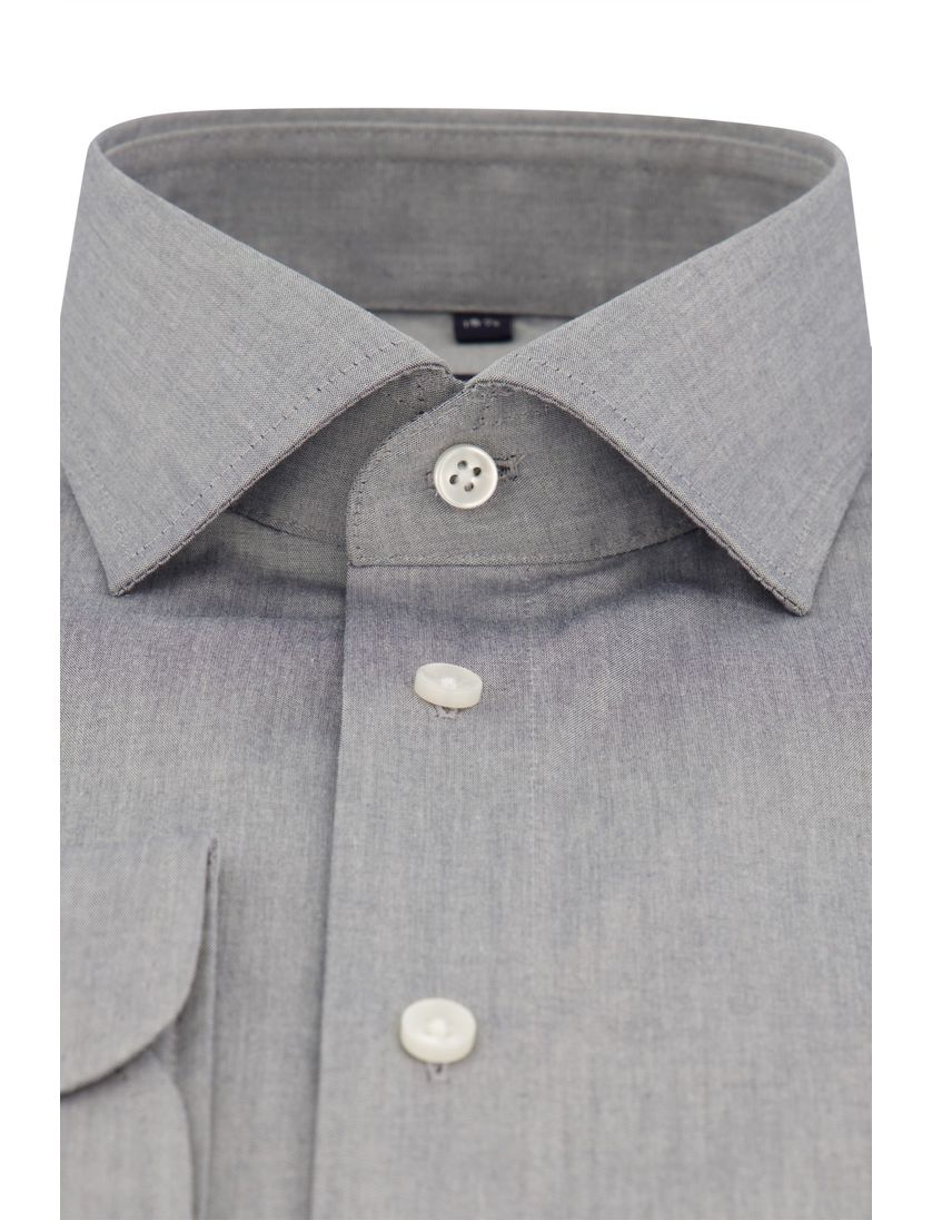 Casa Moda overhemd grijs gemêleerd