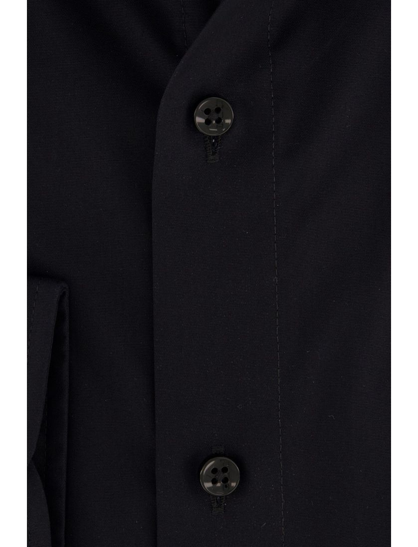 Casa Moda overhemd mouwlengte 7 normale fit zwart uni