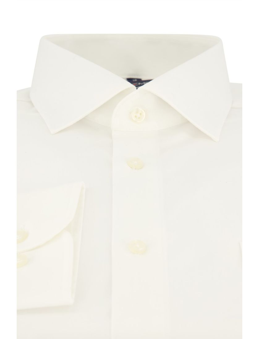 Casa Moda overhemd mouwlengte 7 modern fit wit effen