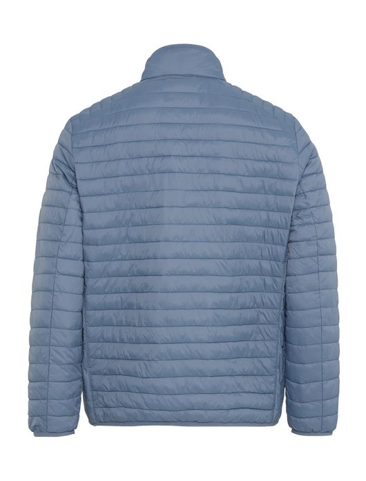 Camel Active zomerjas lichtblauw opstaande kraag