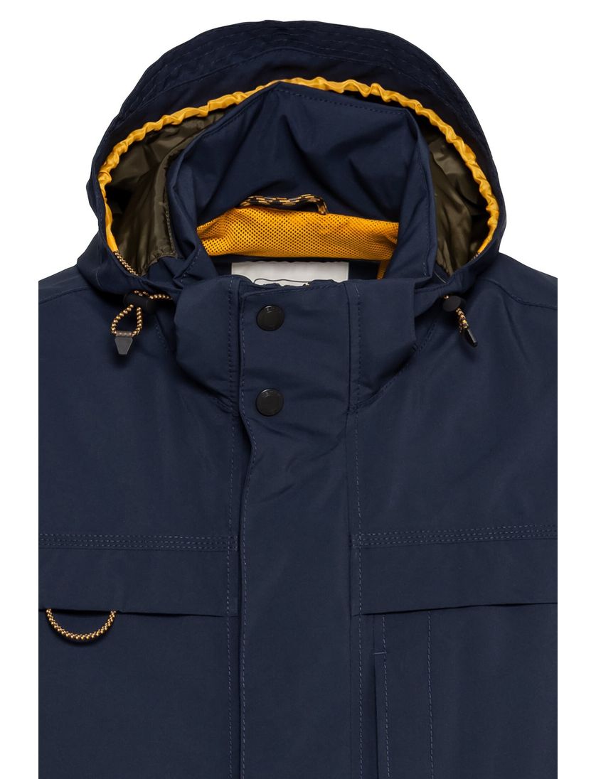 Camel Active tussenjas dubbele borstzak navy wijde fit