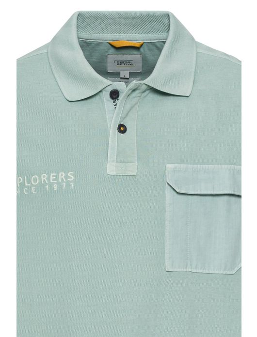 Camel Active poloshirt Aqua Green