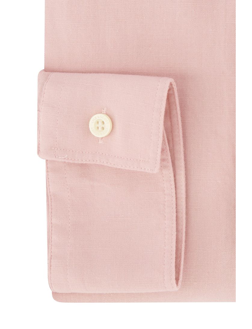 Lyle & Scott roze overhemd normale fit katoen
