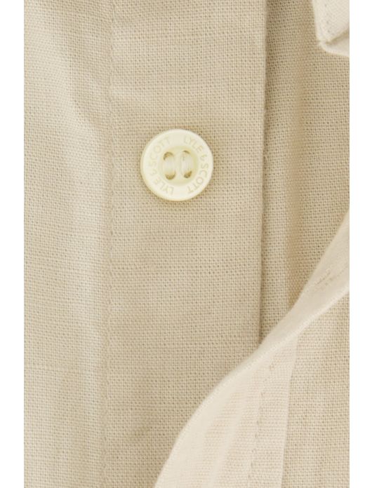 Lyle & Scott overhemd beige borstzak