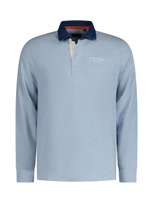 New Zealand rugby lichtblauw gemeleerd