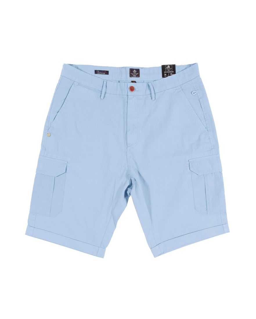 New Zealand korte broek lichtblauw katoen
