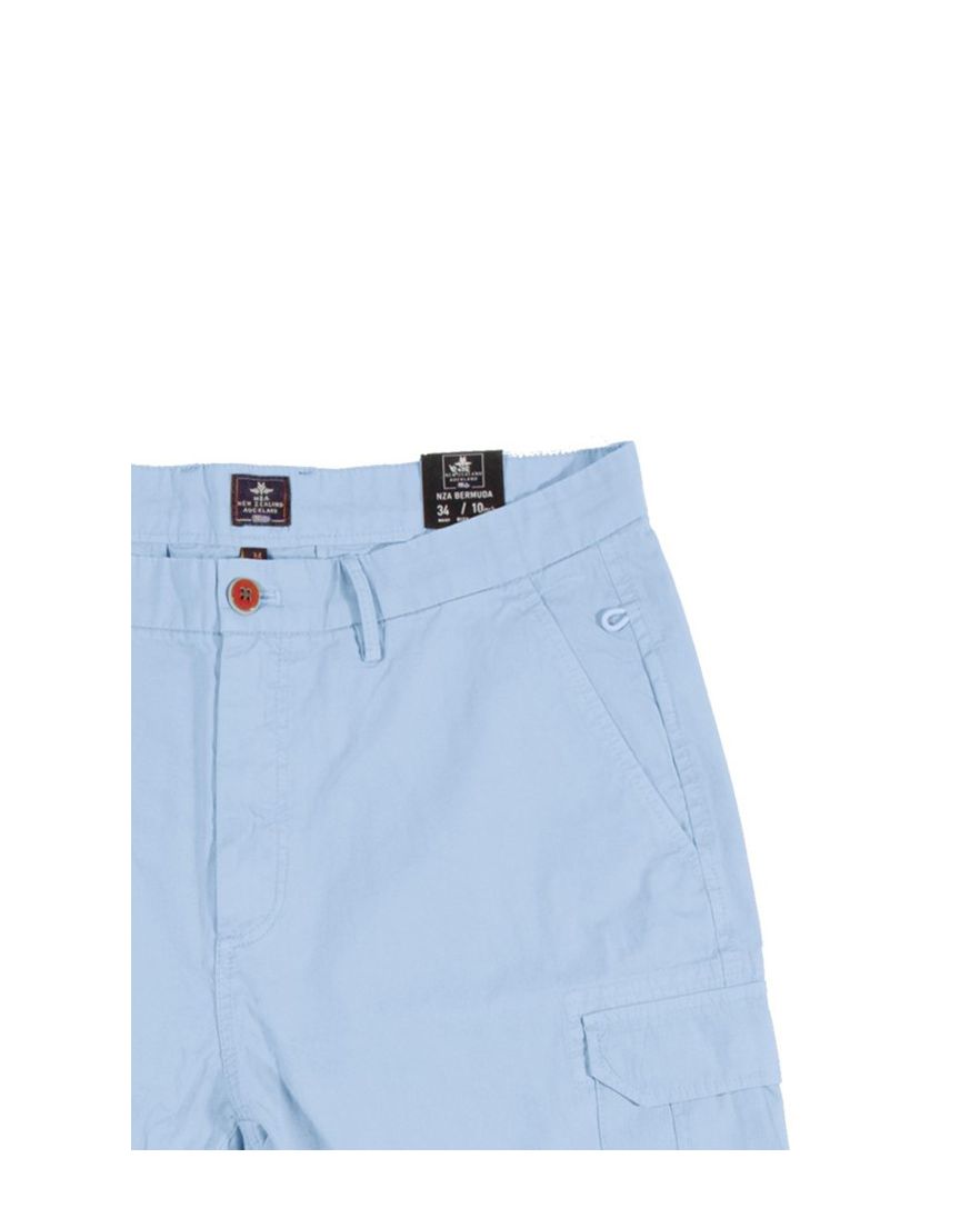 New Zealand korte broek lichtblauw katoen