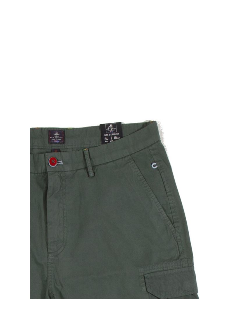 Katoenen New Zealand korte broek donkergroen