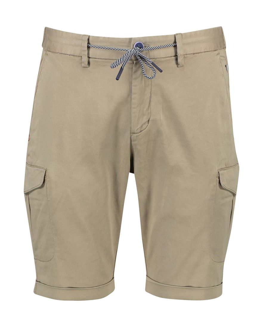 New Zealand bermuda effen beige normale fit