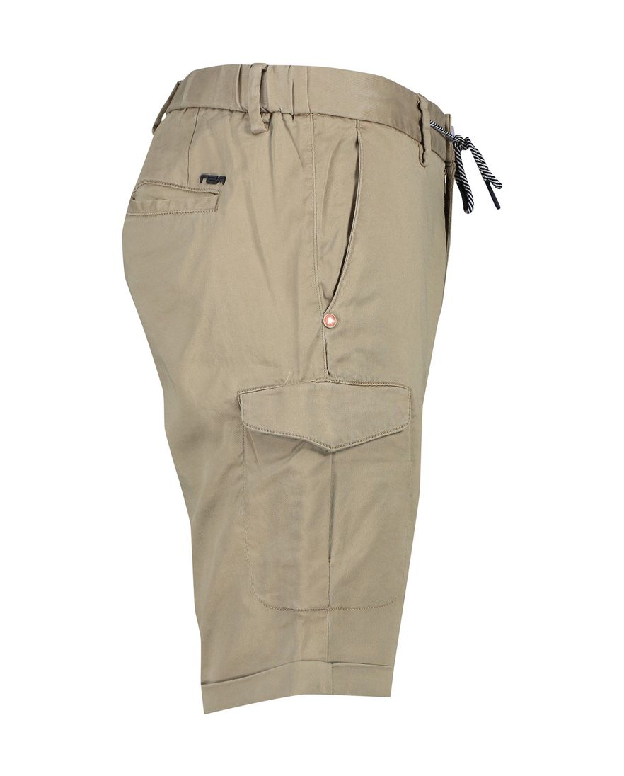 New Zealand bermuda effen beige normale fit