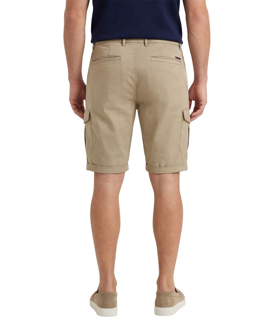 New Zealand bermuda effen beige normale fit