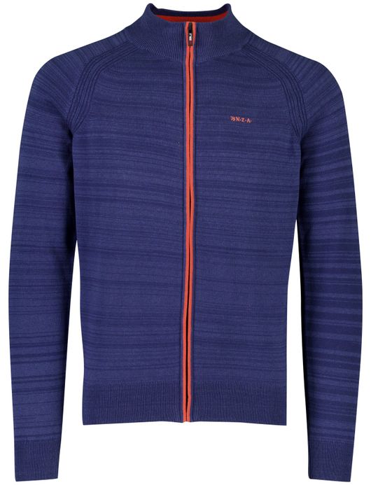 New Zealand vest blauw gemeleerd