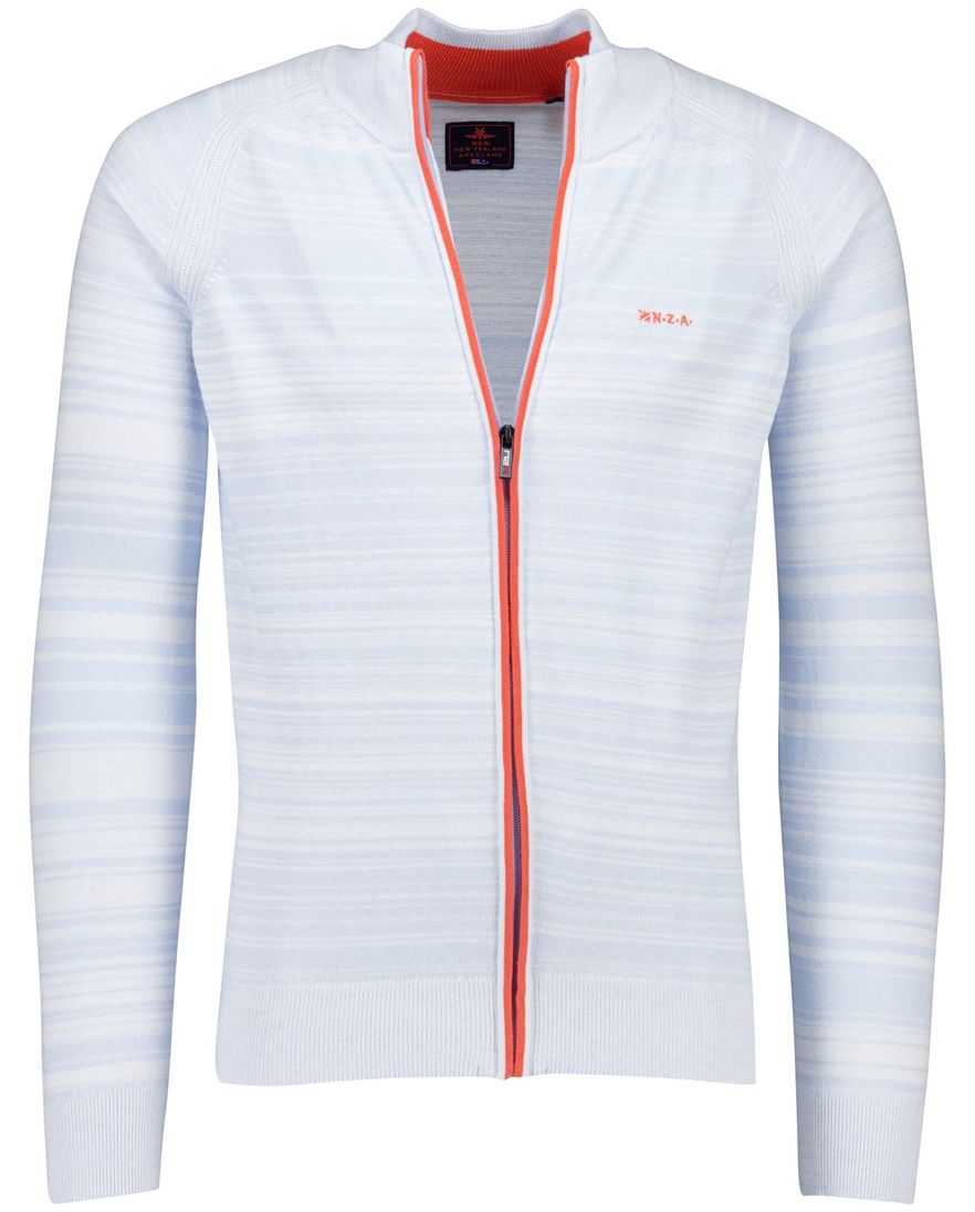 New Zealand vest lichtblauw katoen