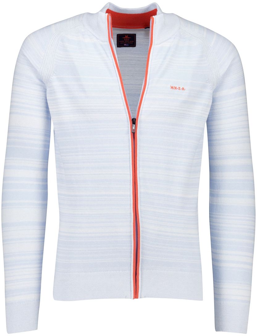 vest New Zealand lichtblauw gemêleerd