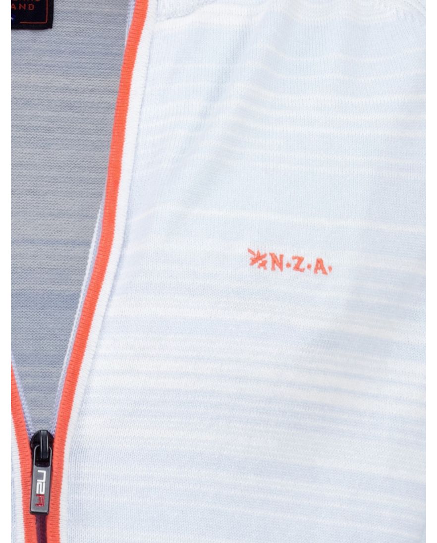 New Zealand vest lichtblauw katoen