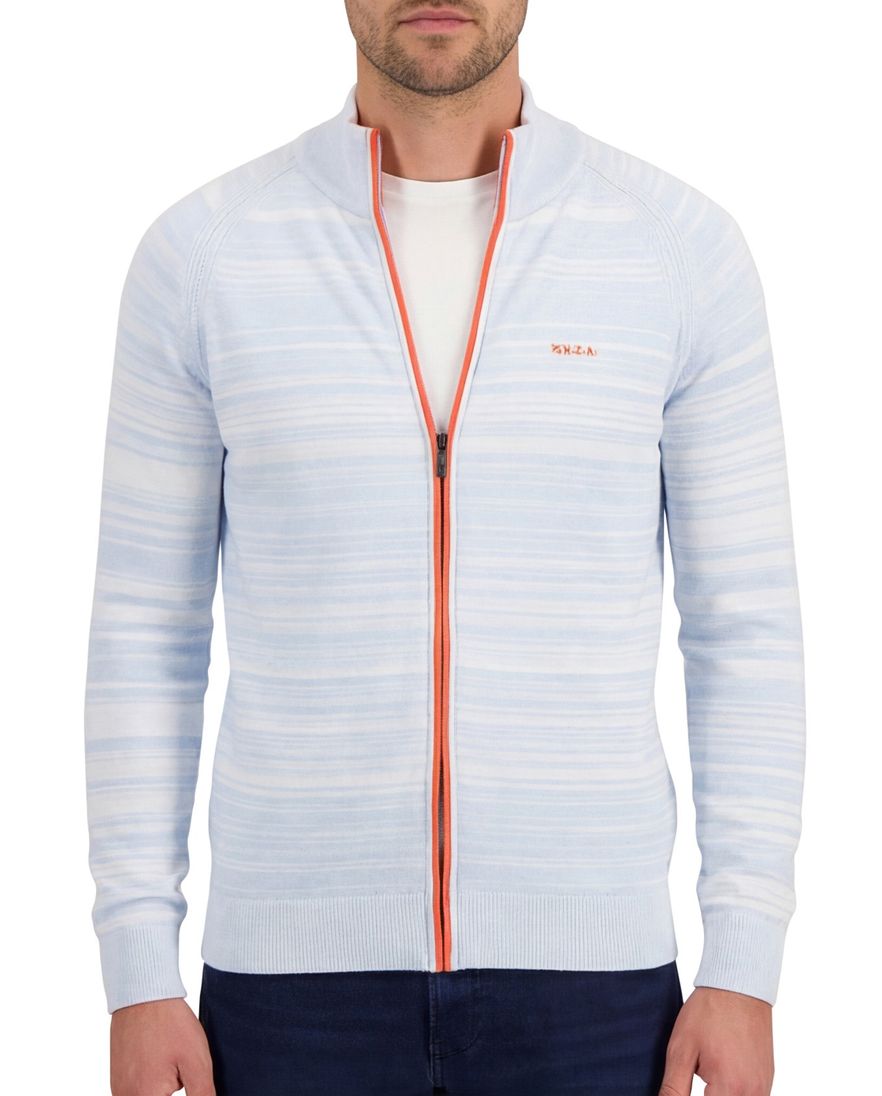 New Zealand vest lichtblauw katoen