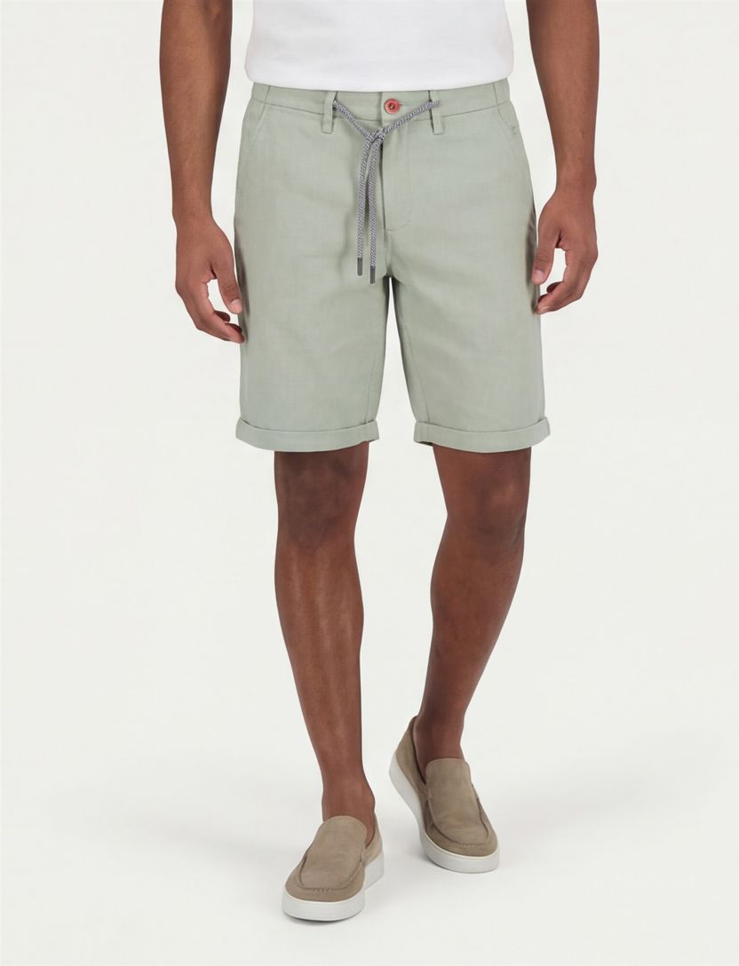 New Zealand korte broek normale fit groen effen