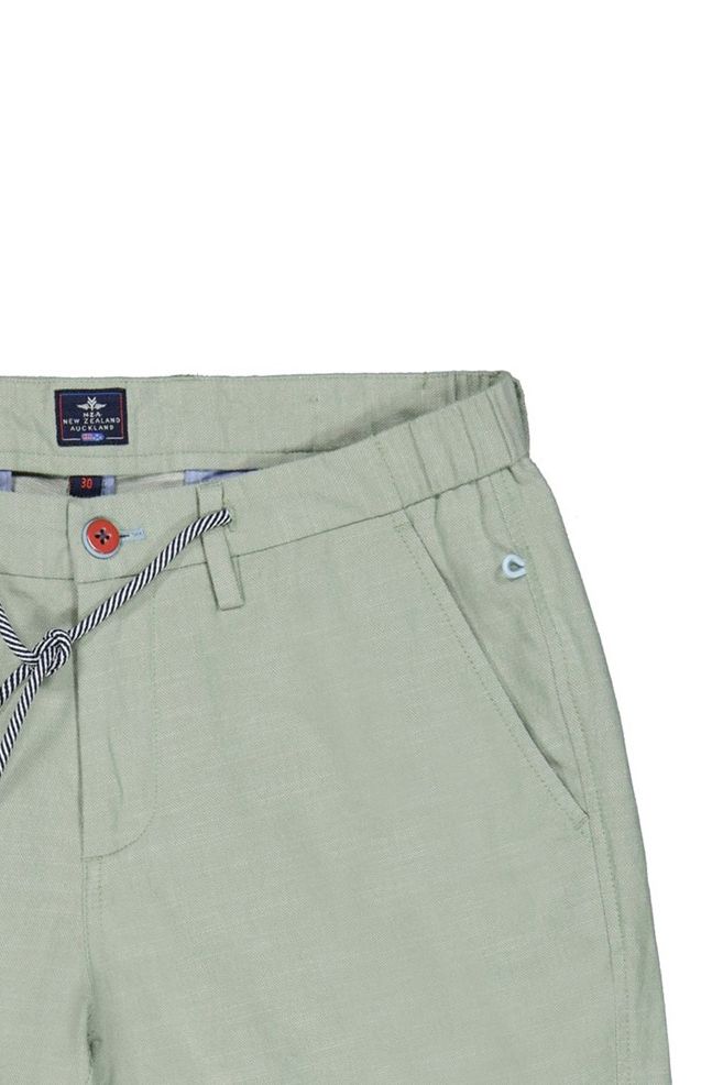 New Zealand korte broek normale fit groen effen