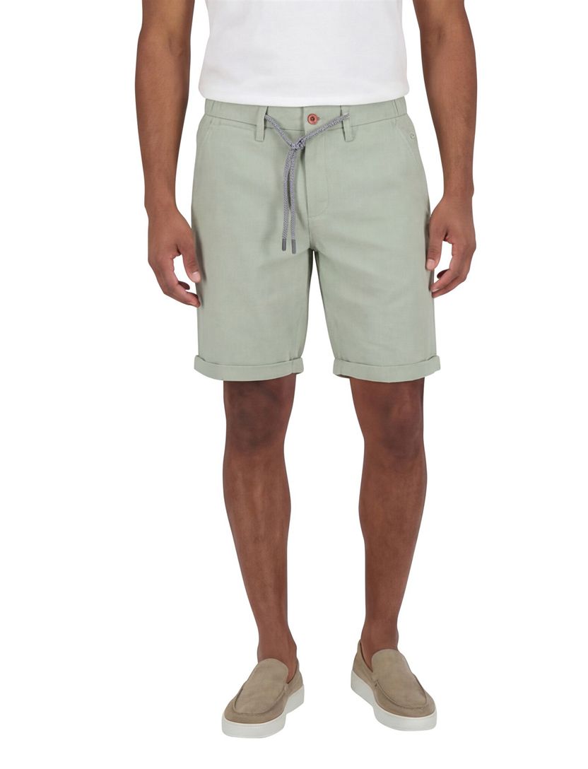 New Zealand korte broek normale fit groen effen