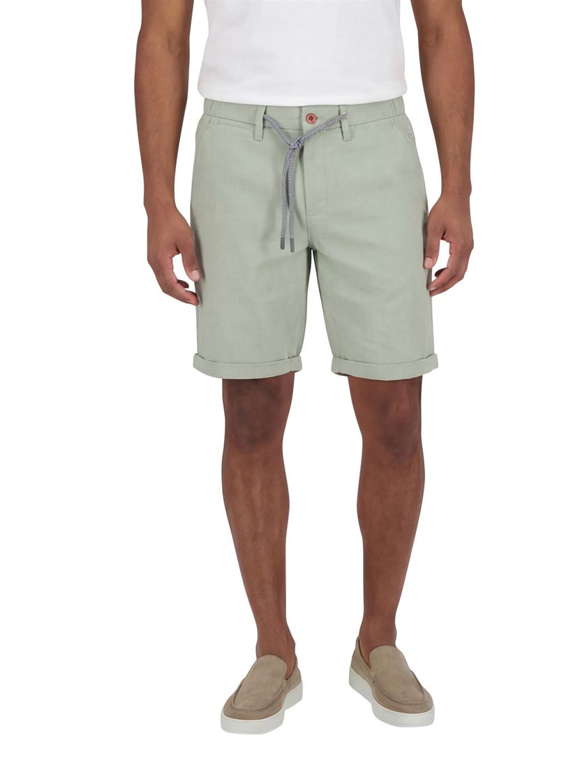 New Zealand korte broek normale fit groen effen