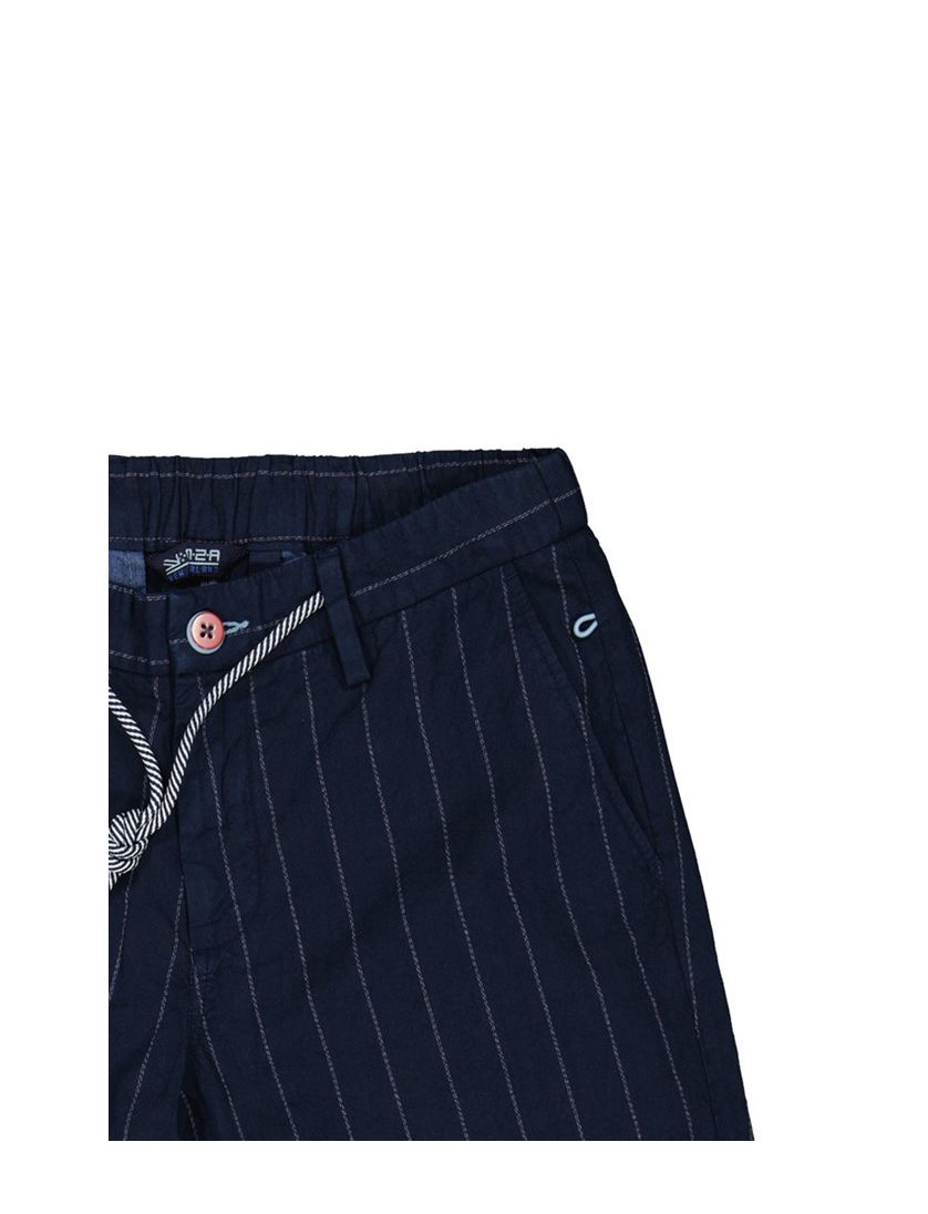 donkerblauwe New Zealand korte broek gestreept