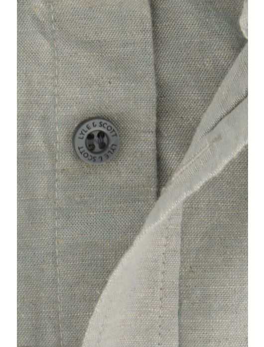 Lyle & Scott overhemd grijs/groen