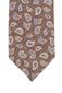 Bruine Profuomo geprinte stropdas