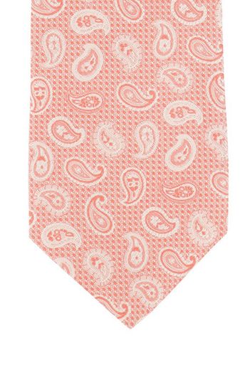 Profuomo Zijde Profuomo geprint stropdas roze