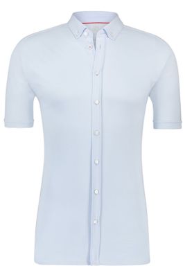 Desoto business overhemd Desoto lichtblauw effen katoen slim fit 