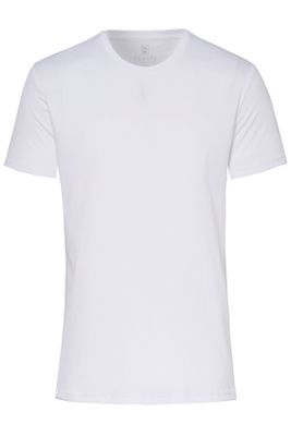 Desoto Desoto t-shirt effen katoen wit ronde hals