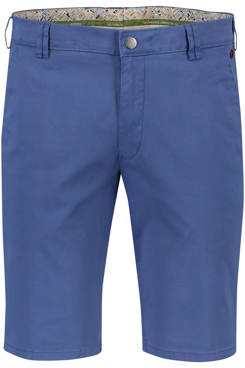 B - Palma Meyer korte broek blauw effen katoen