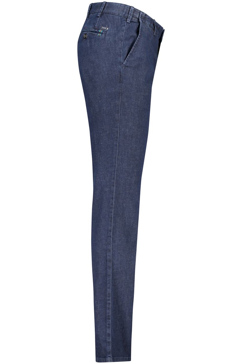 Meyer Pantalon jeans blauw effen zonder omslag