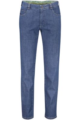 Meyer Meyer nette jeans Dubai katoen blauw effen