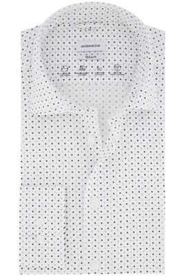Seidensticker Seidensticker business overhemd Regular normale fit wit geprint 