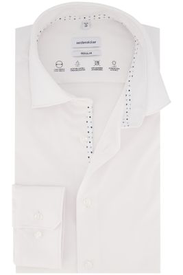 Seidensticker Seidensticker zakelijk overhemd Regular Fit wit effen normale fit
