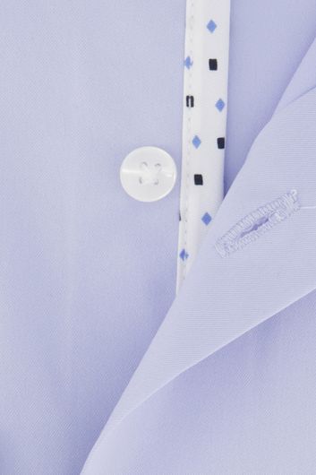 Seidensticker business overhemd Regular normale fit lichtblauw effen wide spread boord 