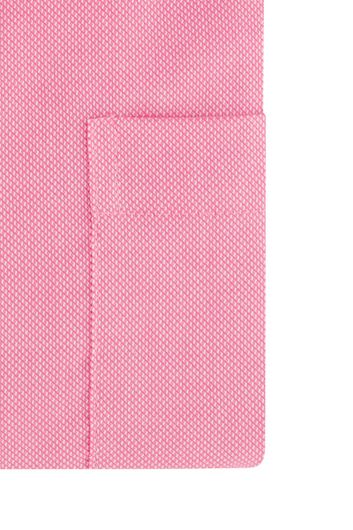 Seidensticker overhemd regular roze lange mouw