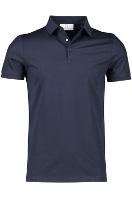 Born With Appetite Born With Appetite polo normale fit navy effen katoen