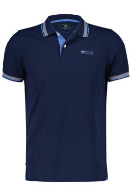 New Zealand New Zealand polo normale fit donkerblauw effen 