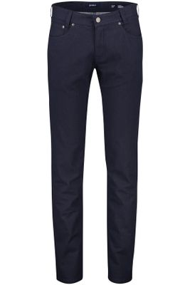 Gardeur broek gardeur 5-pocket slim fit donkerblauw