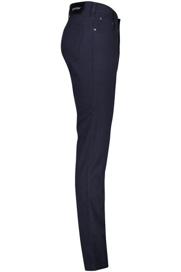 Gardeur broek 5-pocket slim fit donkerblauw