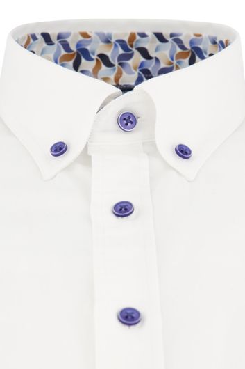 Giordano zakelijk overhemd normale fit wit effen 