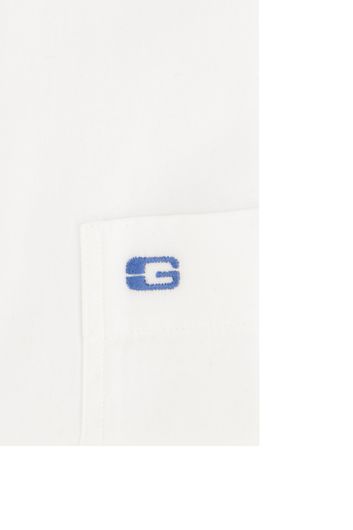 Giordano zakelijk overhemd normale fit wit effen 
