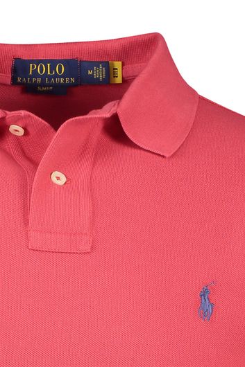 Polo Ralph Lauren polo normale fit rood effen 100% katoen