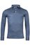 polo Thomas Maine blauw effen normale fit