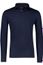 Thomas Maine polo normale fit navy effen lamswol 3 knoops